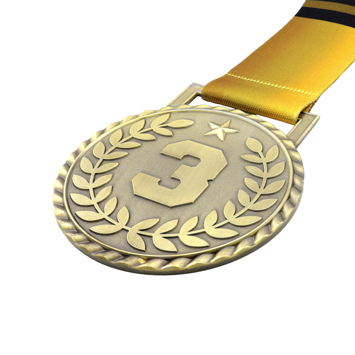 MED26 3 ANTIQUE BRONZE