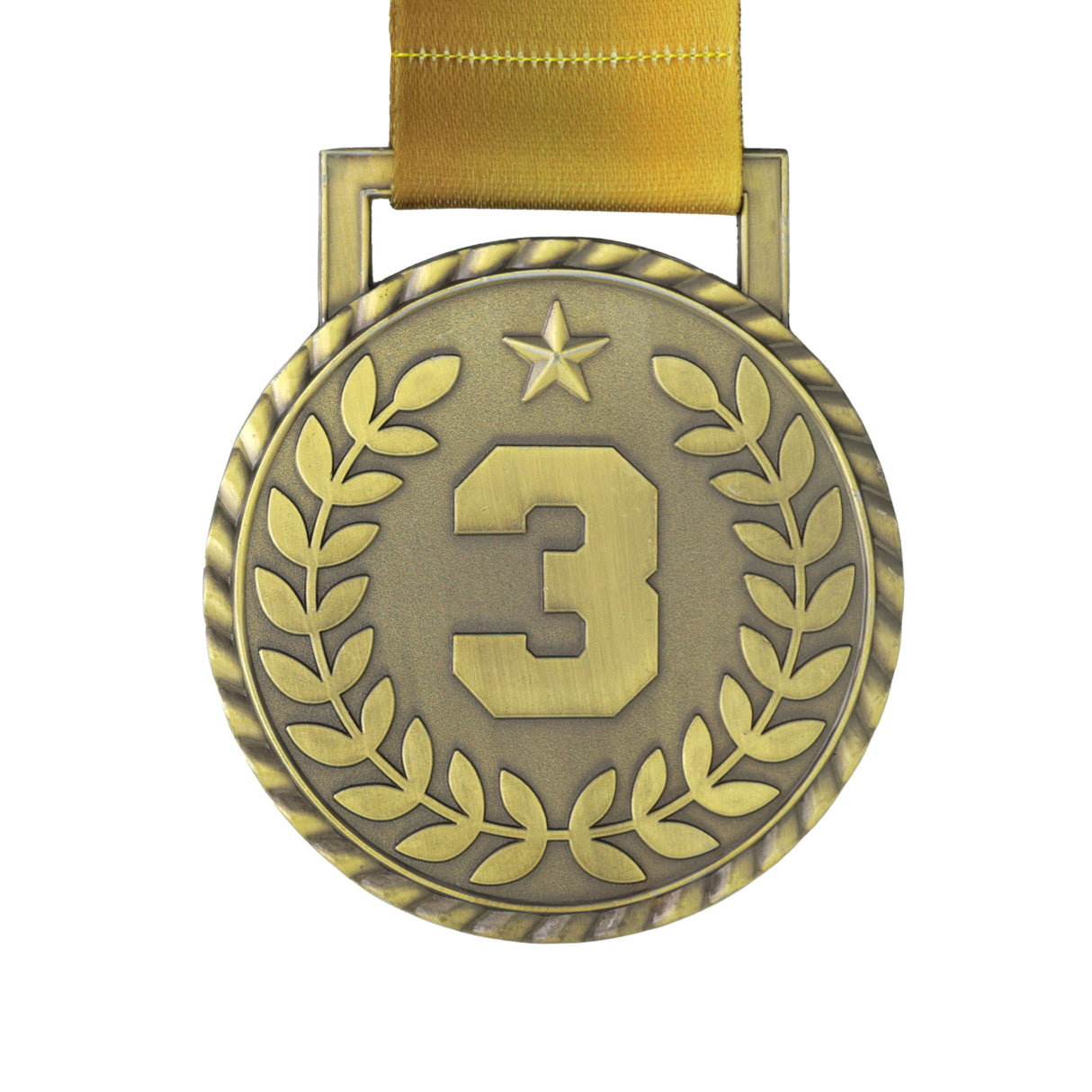 MED26 3 ANTIQUE BRONZE