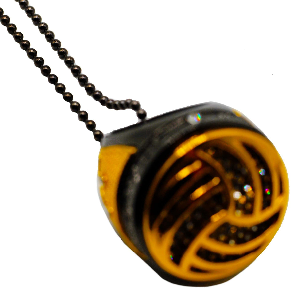GUNMETAL Ball Chain Necklaces (15 chains in 1 bag)