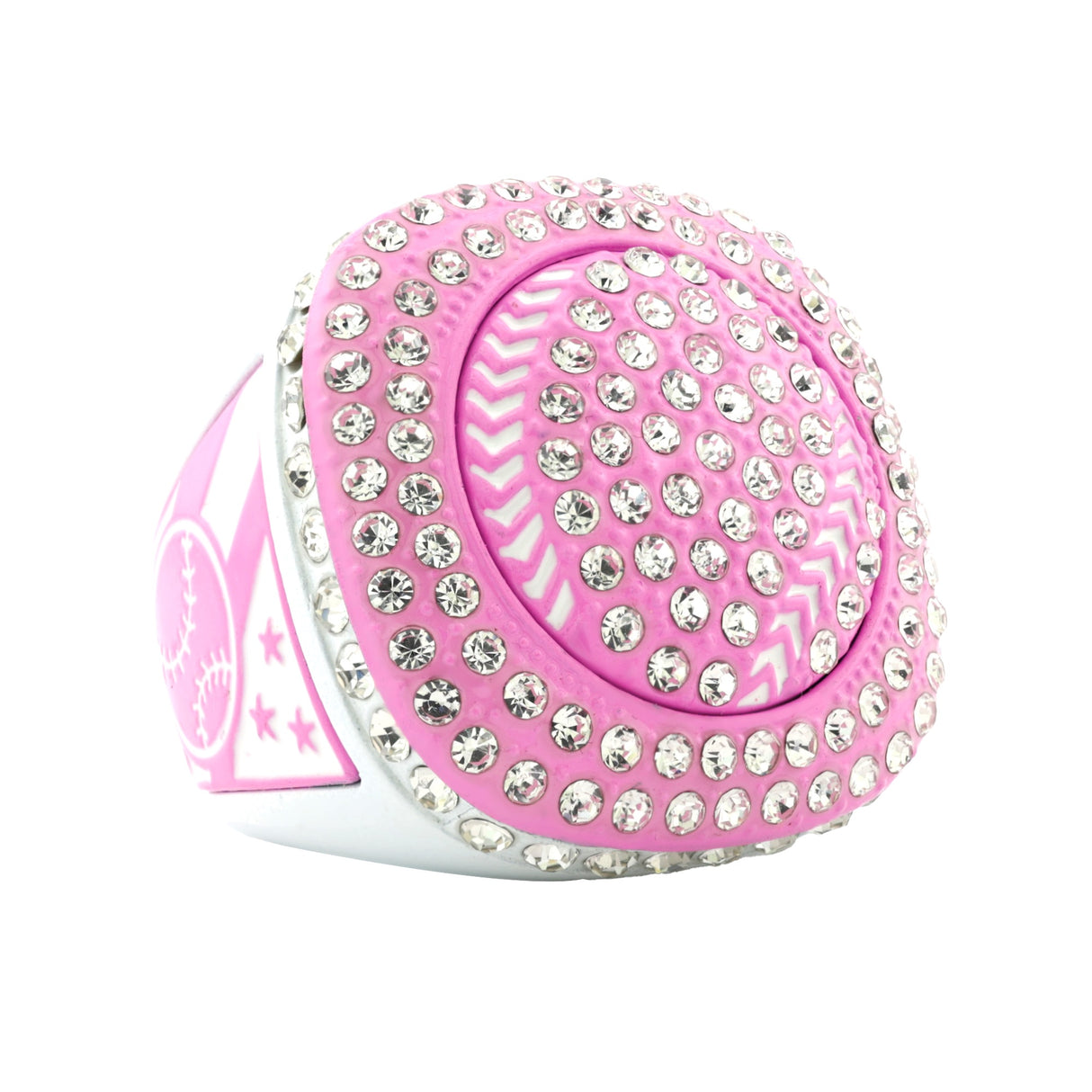 GEN25A PINKOUT ALL STONES 2 RING