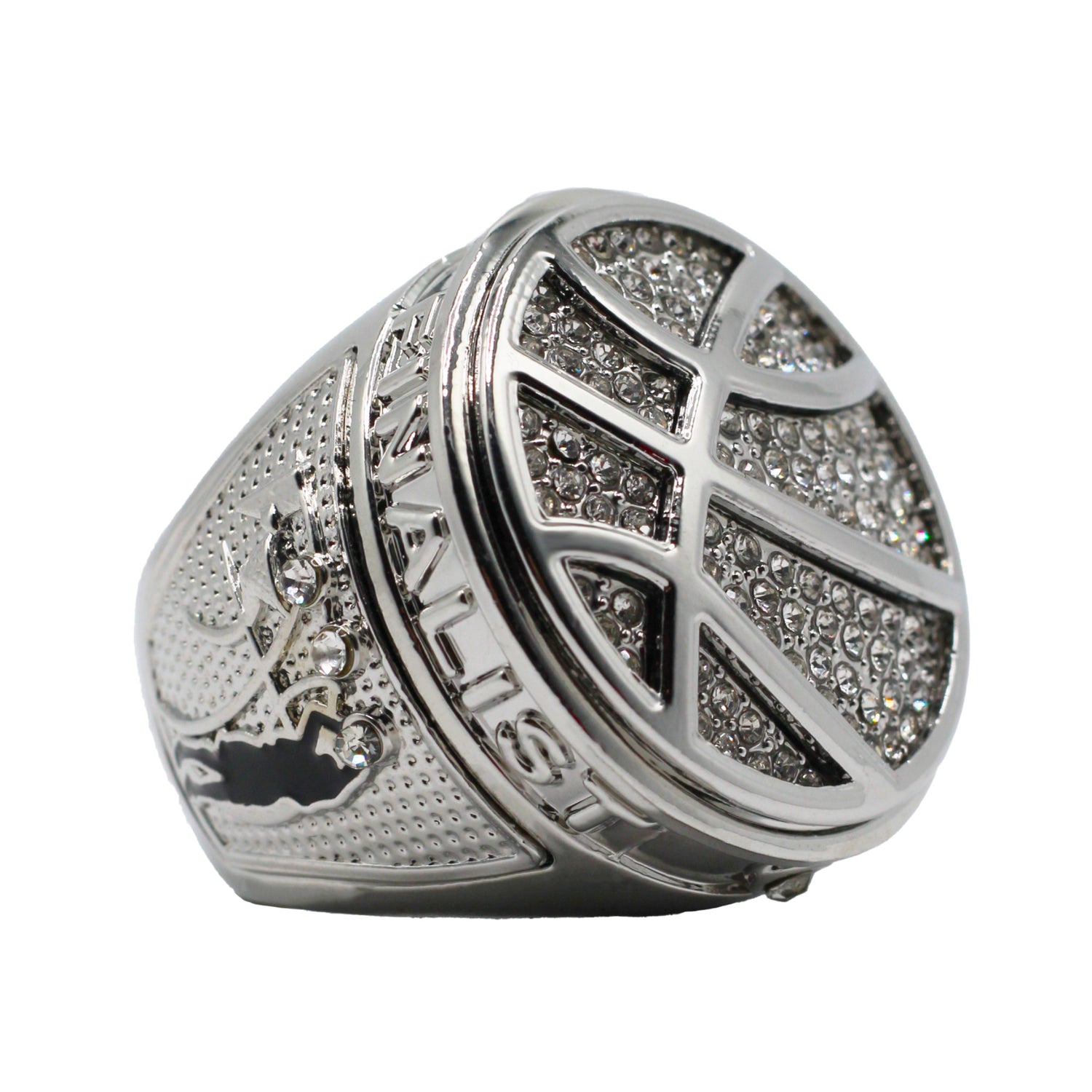 BASKETBALL2 SILVER FINALIST RING