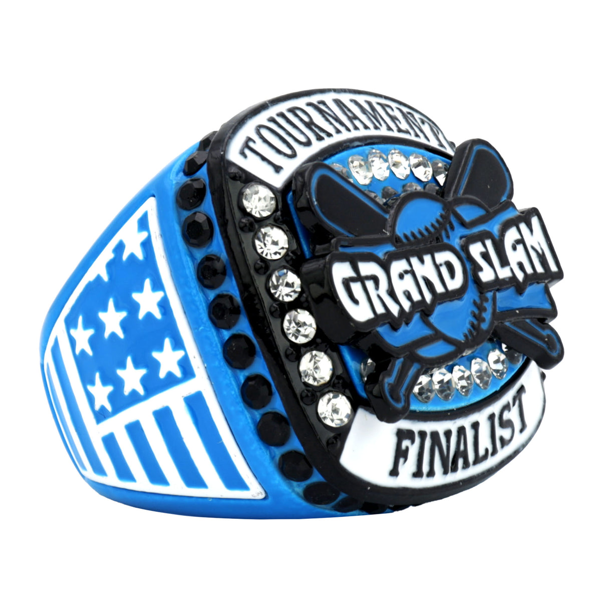 GS25 NEON BLUE FINALIST RING