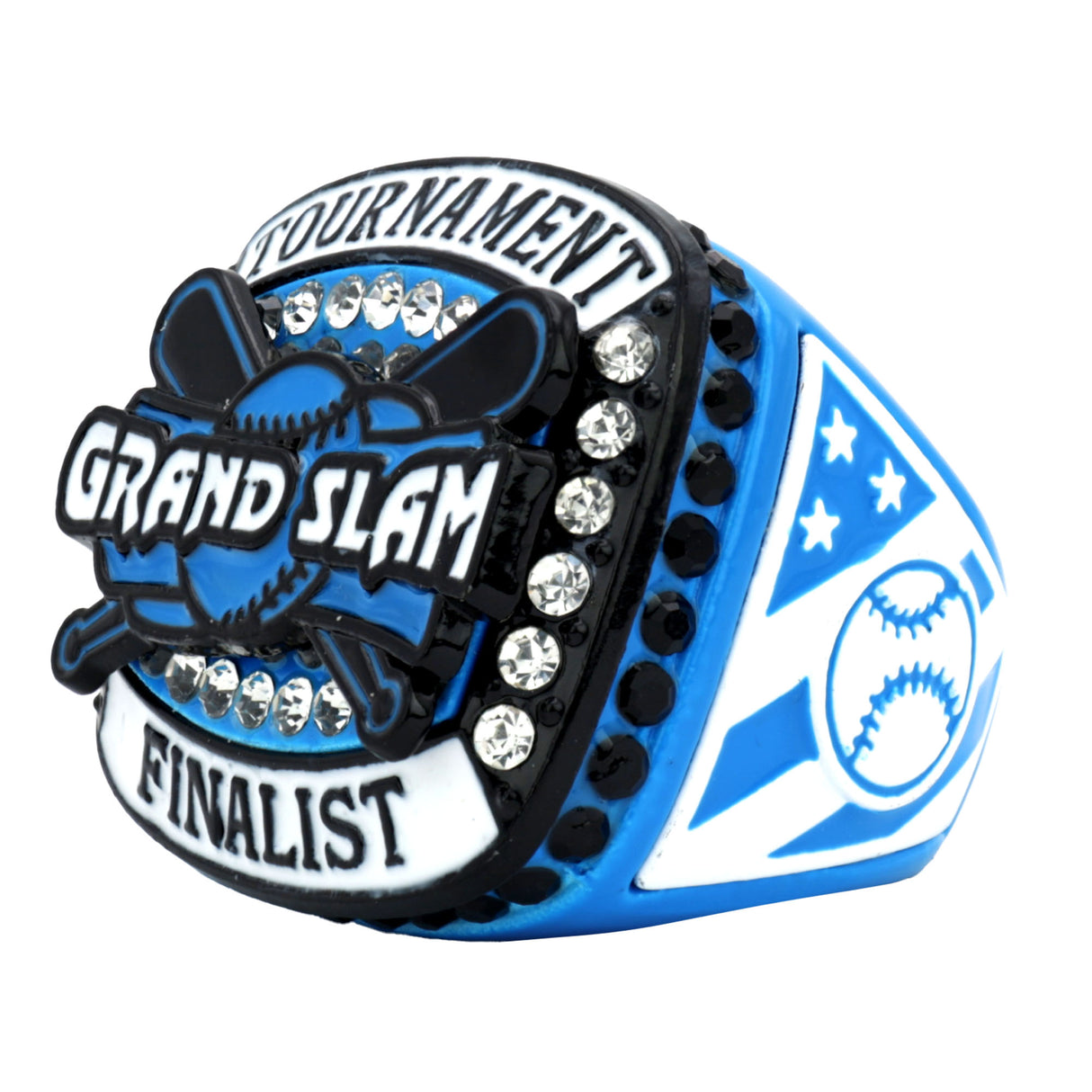 GS25 NEON BLUE FINALIST RING