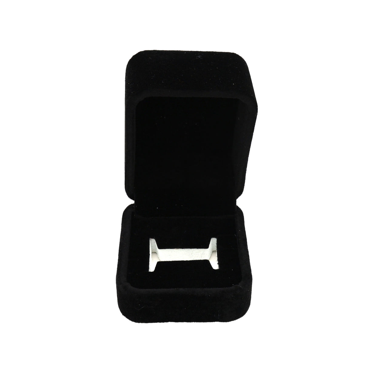 BLACK RING BOX - HOLDS 1 RING