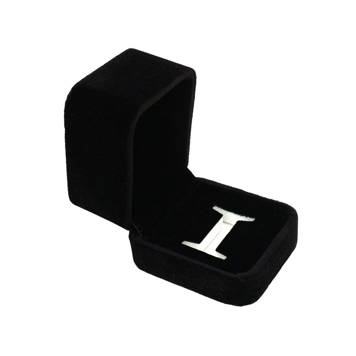 BLACK RING BOX - HOLDS 1 RING