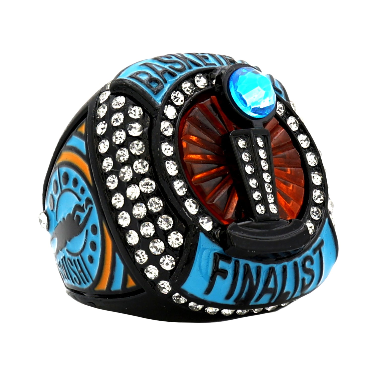 BASKETBALL25 NEONOUT3 FINALIST RING
