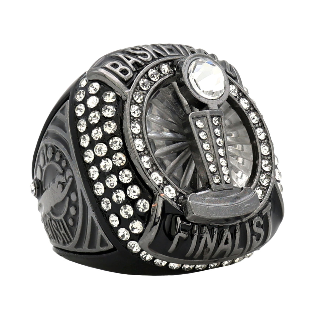BASKETBALL25 METALLIC GREY2 FINALIST RING