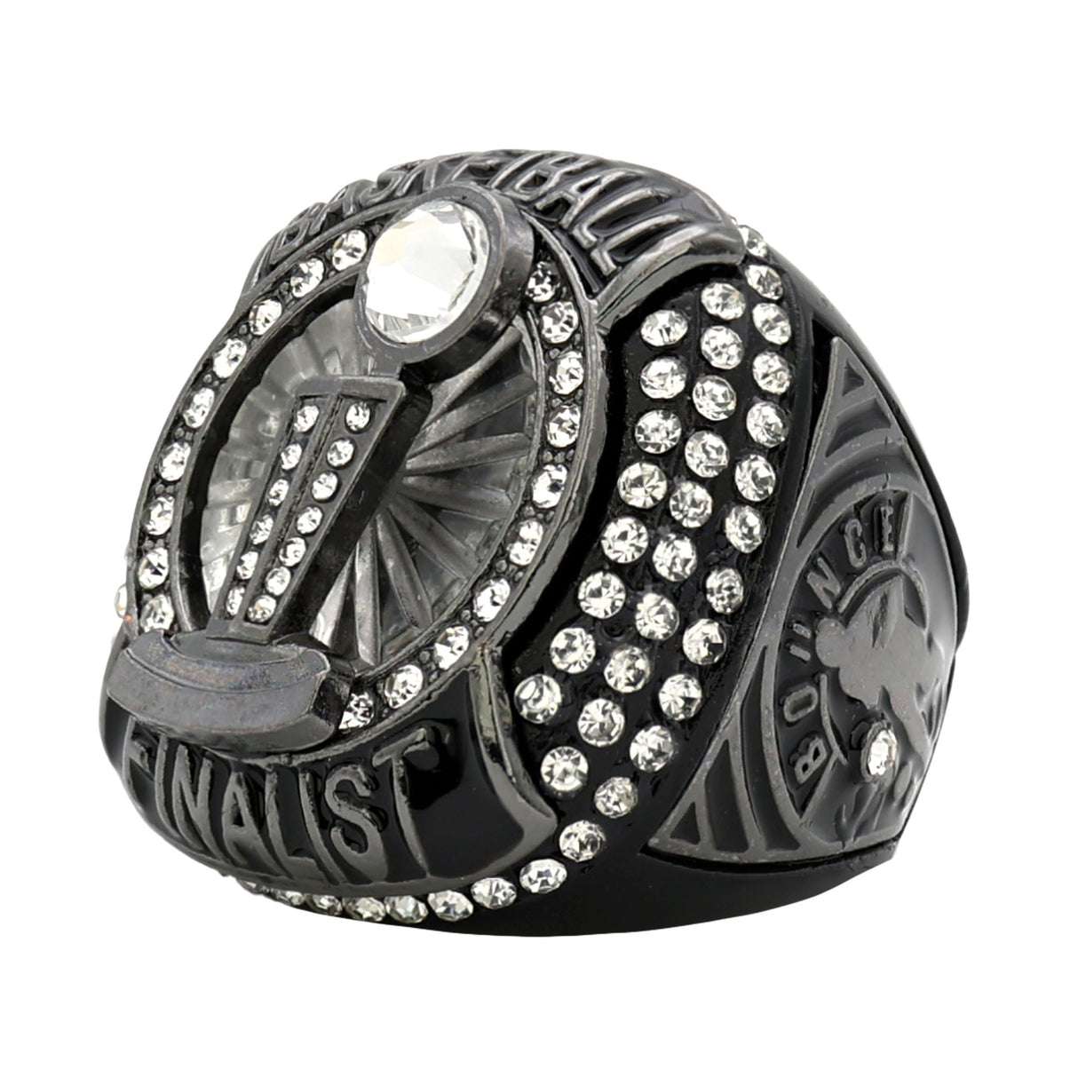 BASKETBALL25 METALLIC GREY2 FINALIST RING