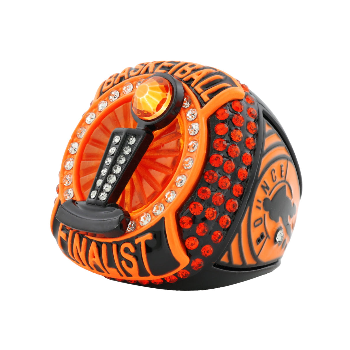 BASKETBALL25 NEON ORANGE2 FINALIST RING
