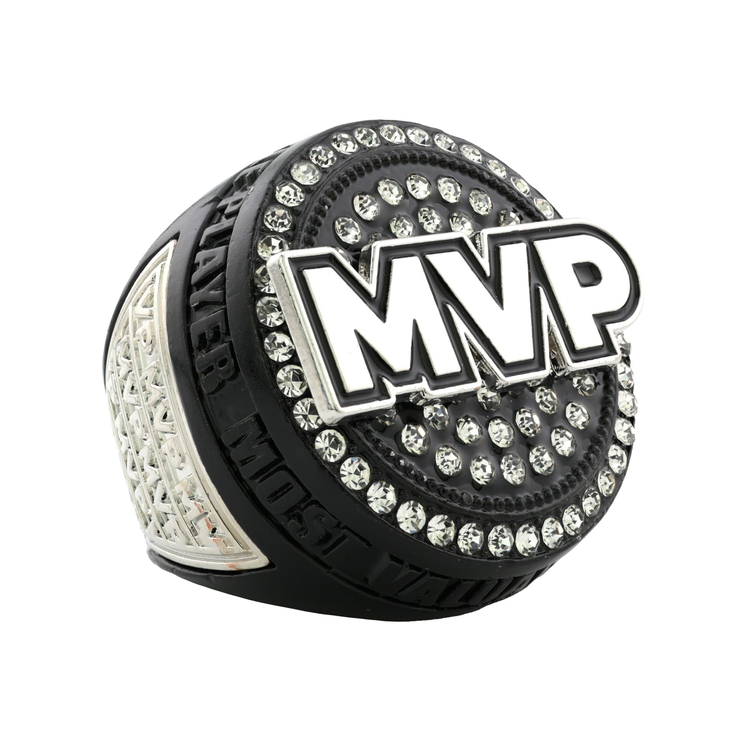 MVP26 BLACK SILVER RING