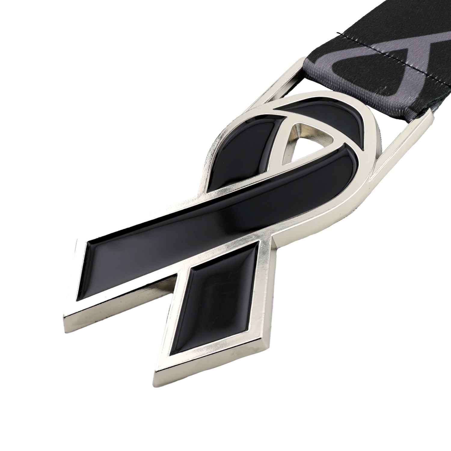 MED26 RIBBON SILVER&BLACK
