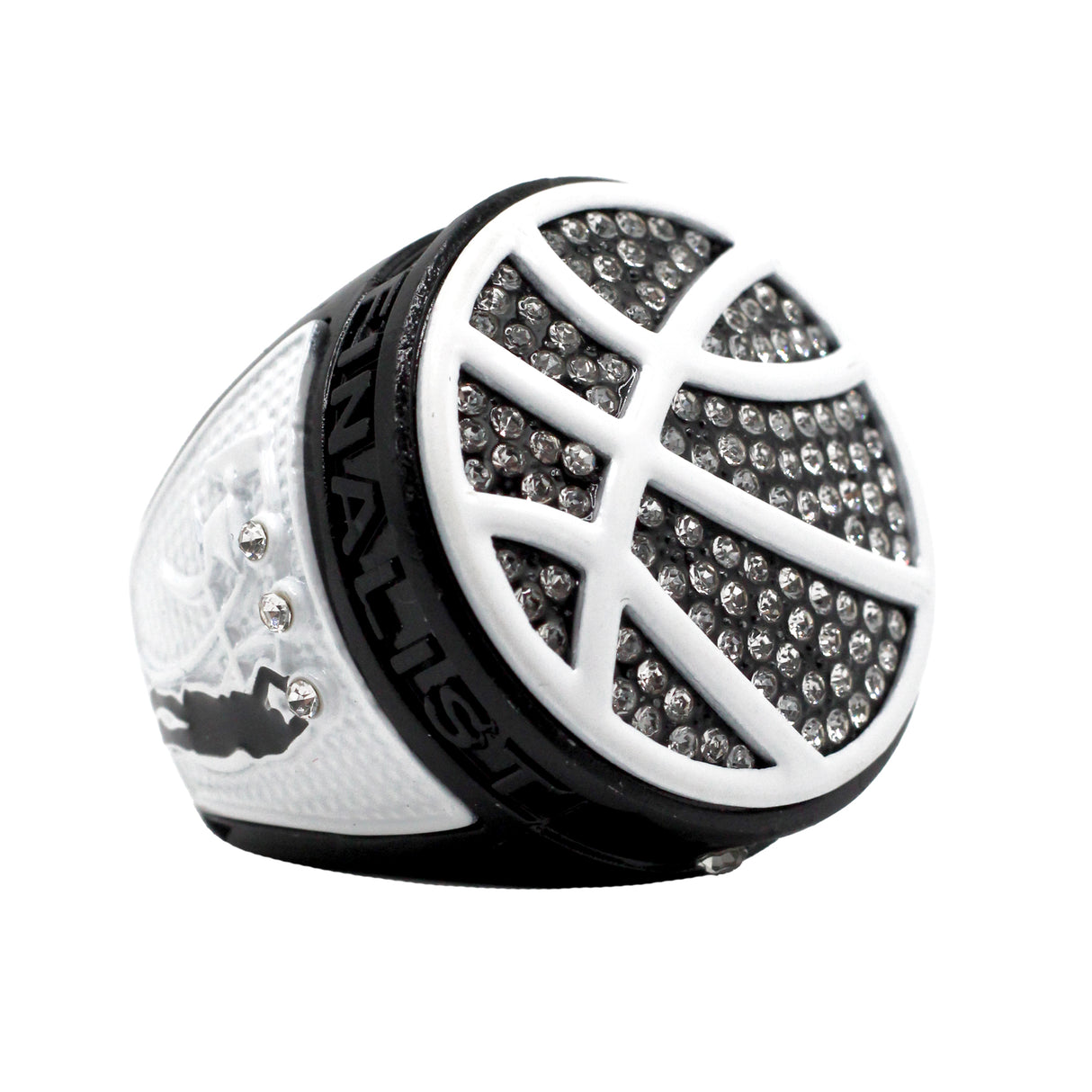 BASKETBALL2 BLACK&WHITE FINALIST RING