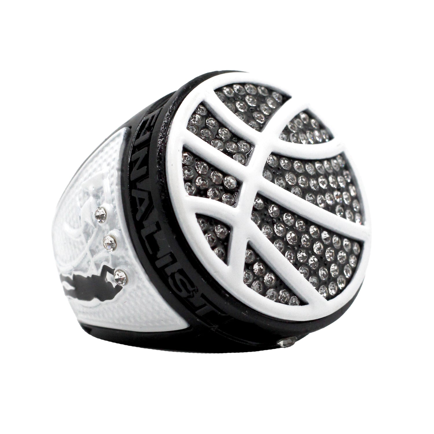 BASKETBALL2 BLACK&WHITE FINALIST RING