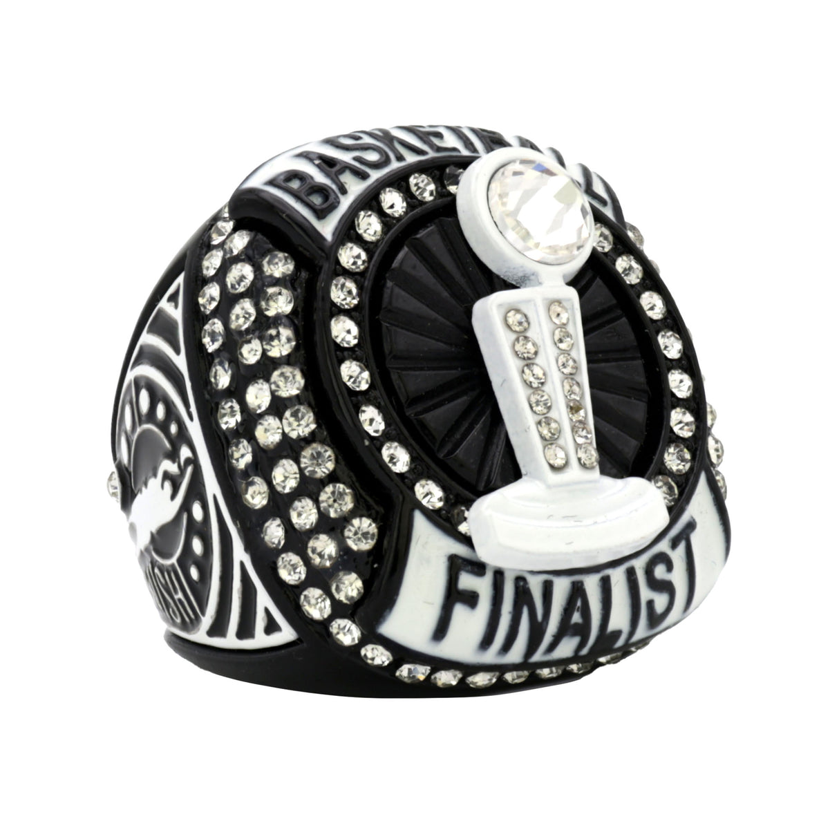 BASKETBALL25 BLACK&WHITE FINALIST RING