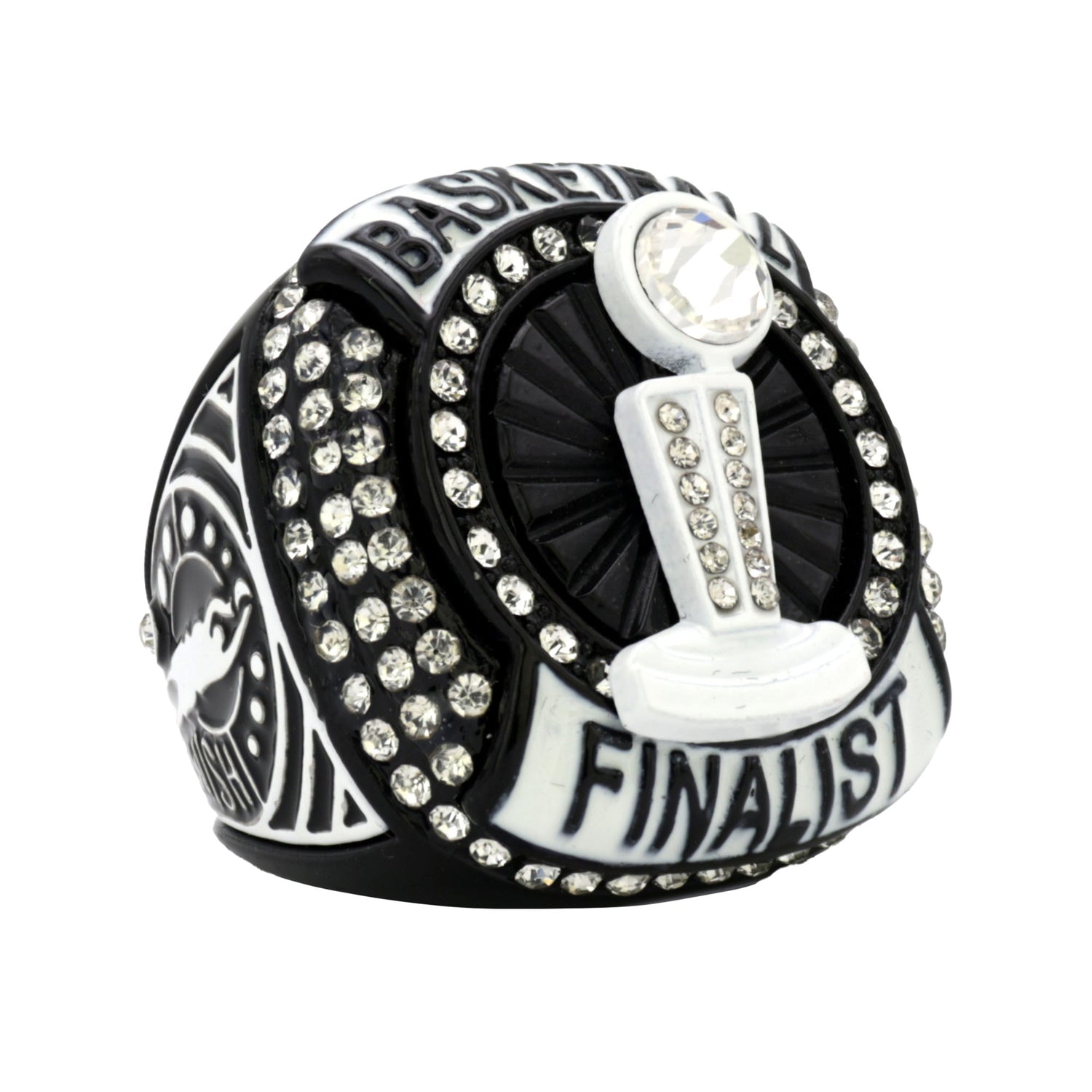 BASKETBALL25 BLACK&WHITE FINALIST RING