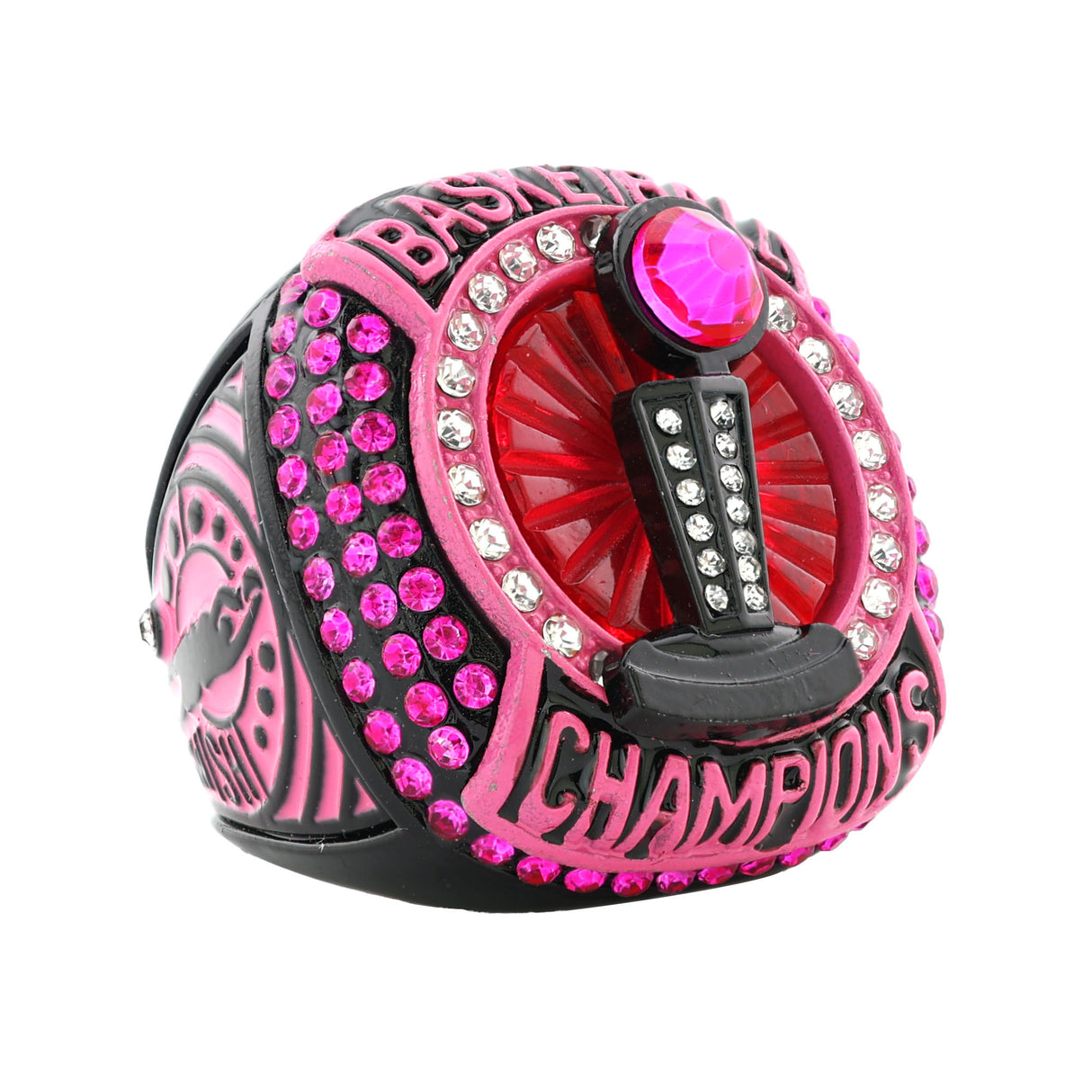 BASKETBALL25 NEON PINK CHAMPIONS RING