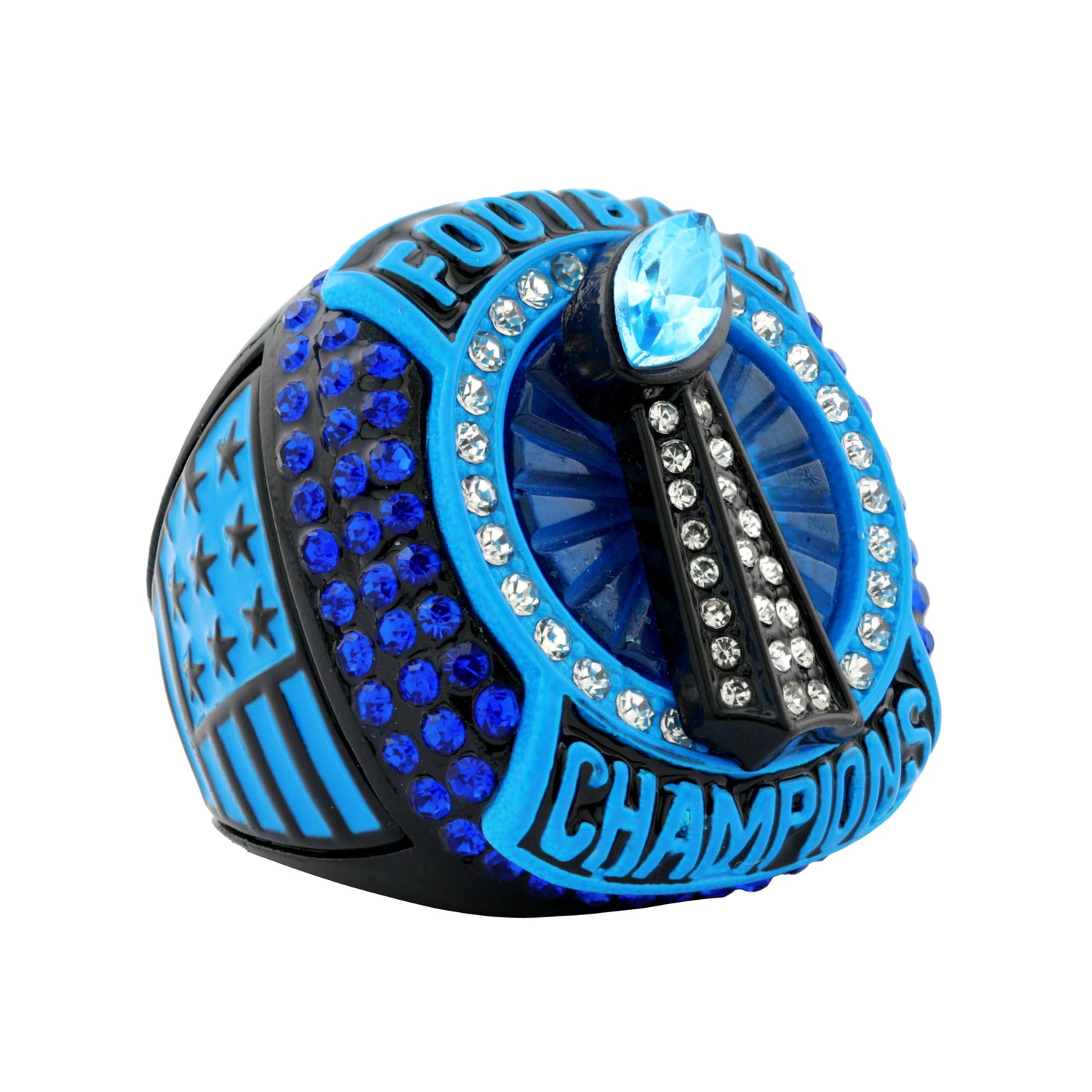 FOOTBALL25 NEON BLUE CHAMPIONS RING