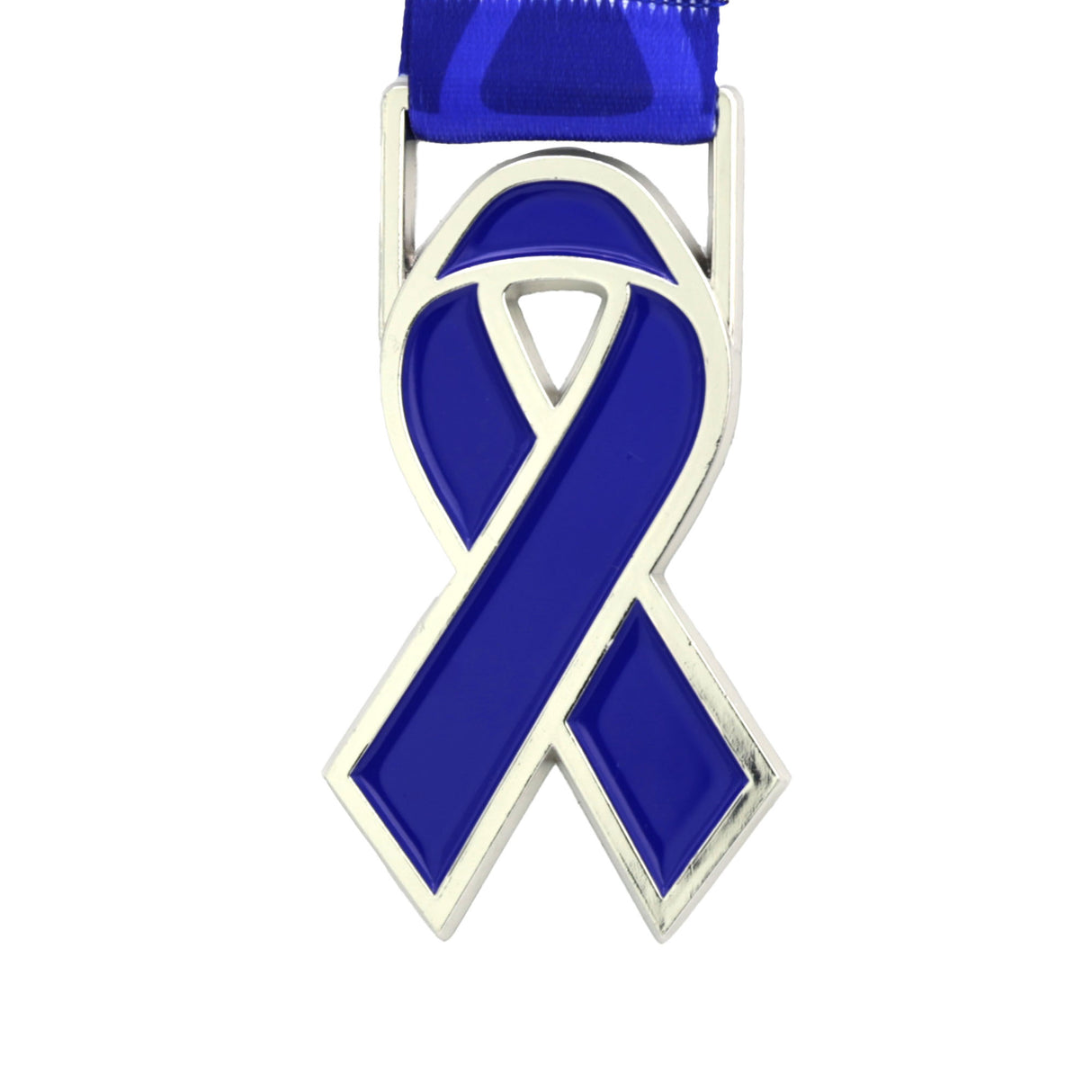 MED26 RIBBON SILVER&BLUE