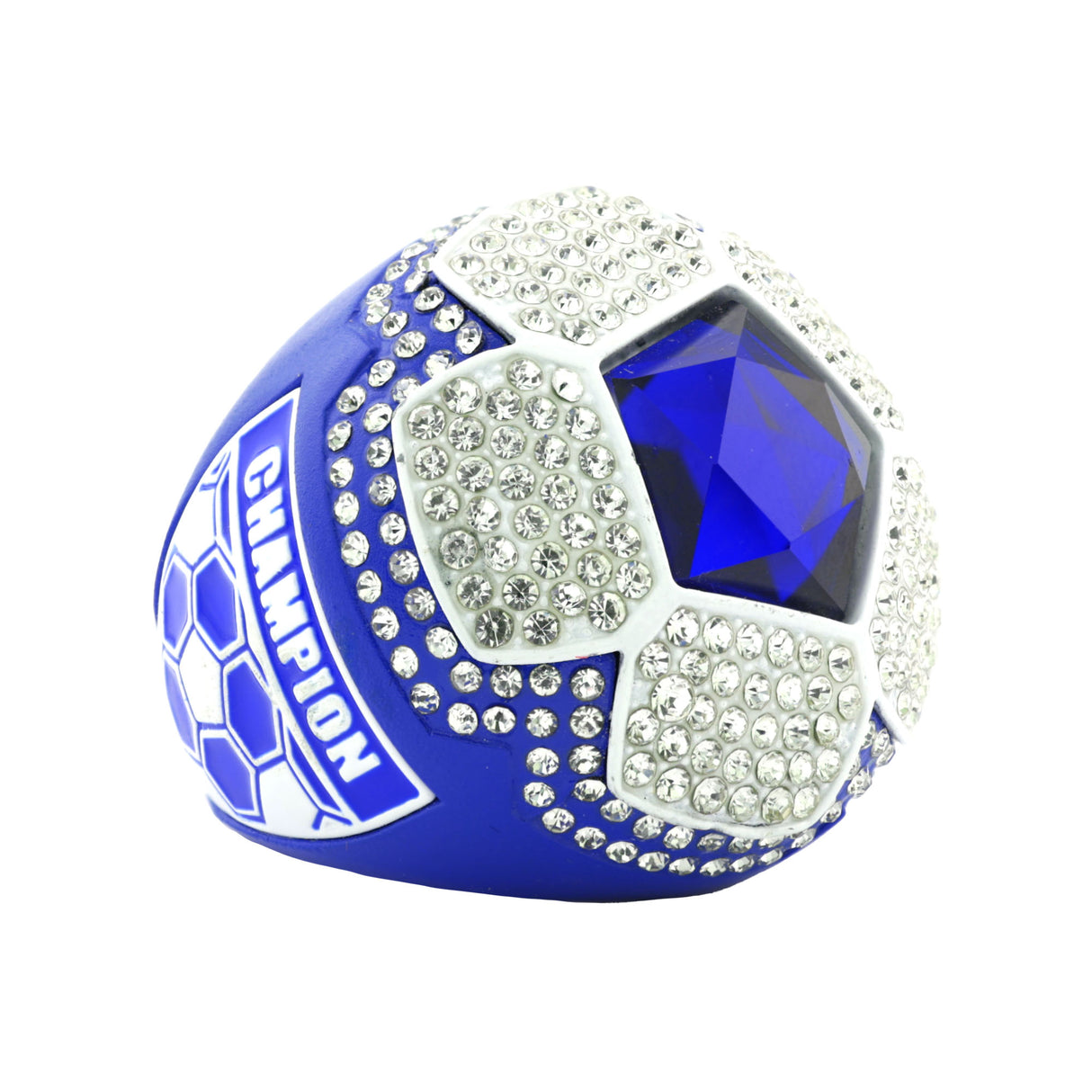 SOCCER25 BLUE&WHITE CHAMPIONS RING