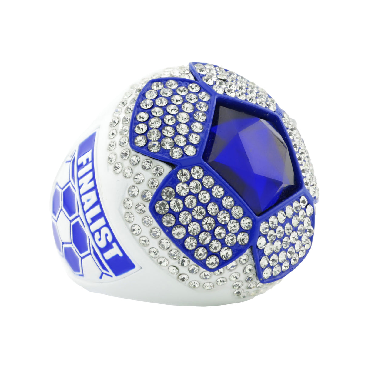 SOCCER25 BLUE&WHITE FINALIST RING