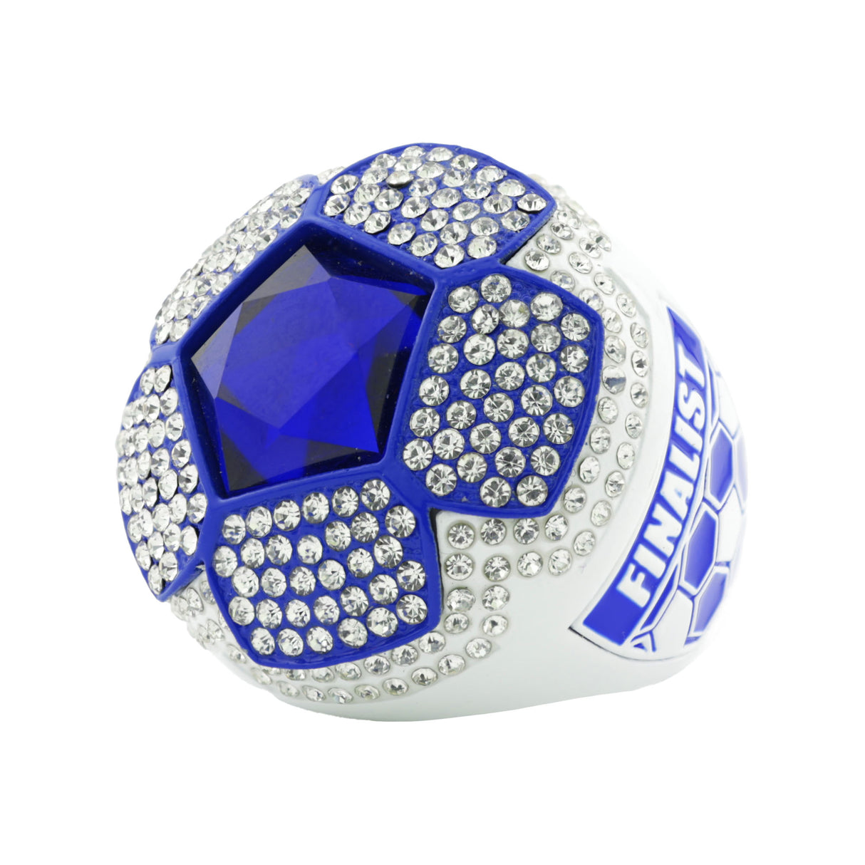SOCCER25 BLUE&WHITE FINALIST RING