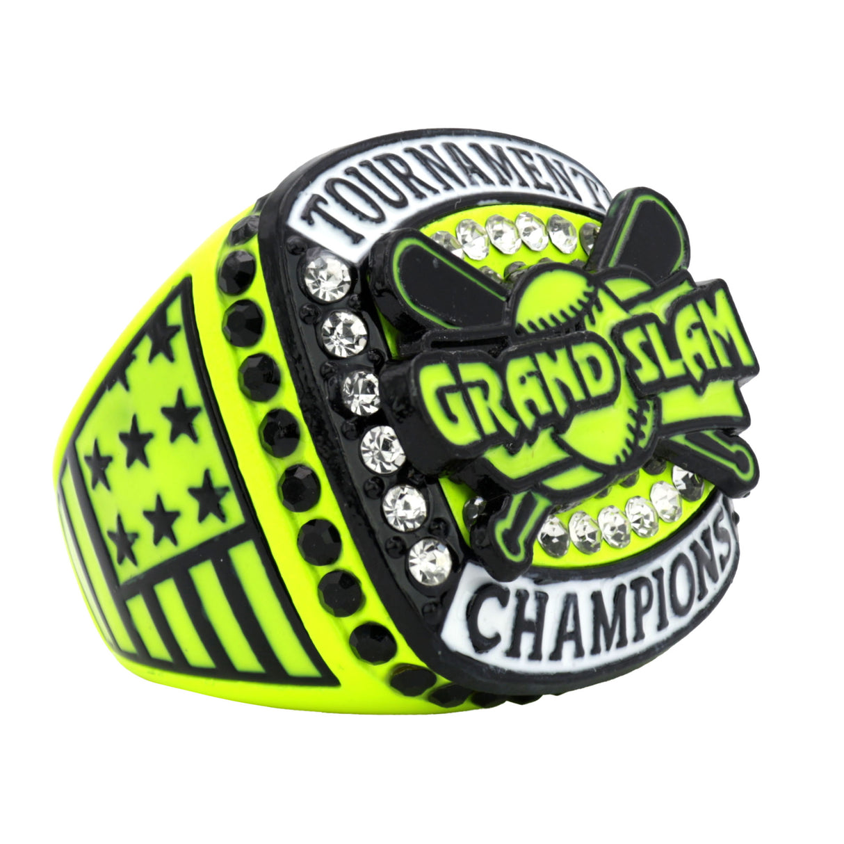 GS25 NEON YELLOW CHAMPIONS RING