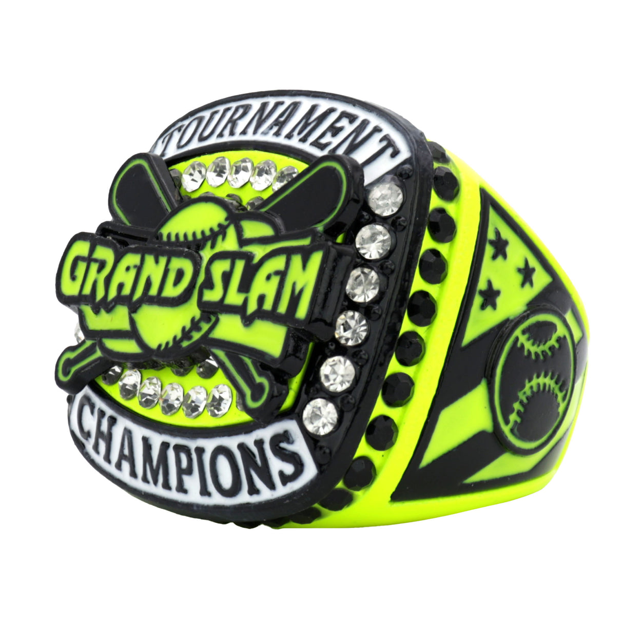 GS25 NEON YELLOW CHAMPIONS RING