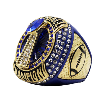 FOOTBALL1 BLUE Champion Ring