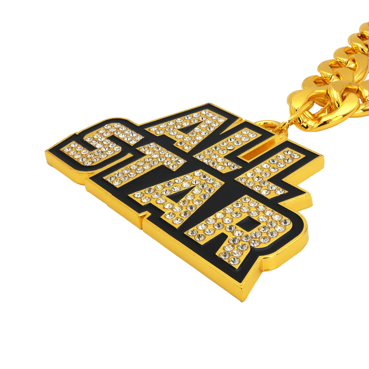 ALL STAR STONE CHAIN GOLD/CLEAR