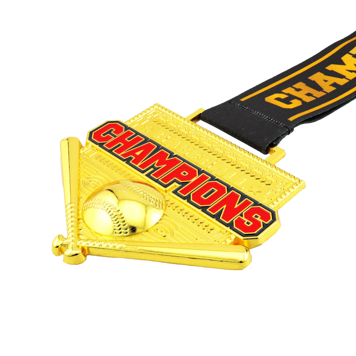 MED26 4'' BASEBALL GOLD CHAMPIONS MEDAL