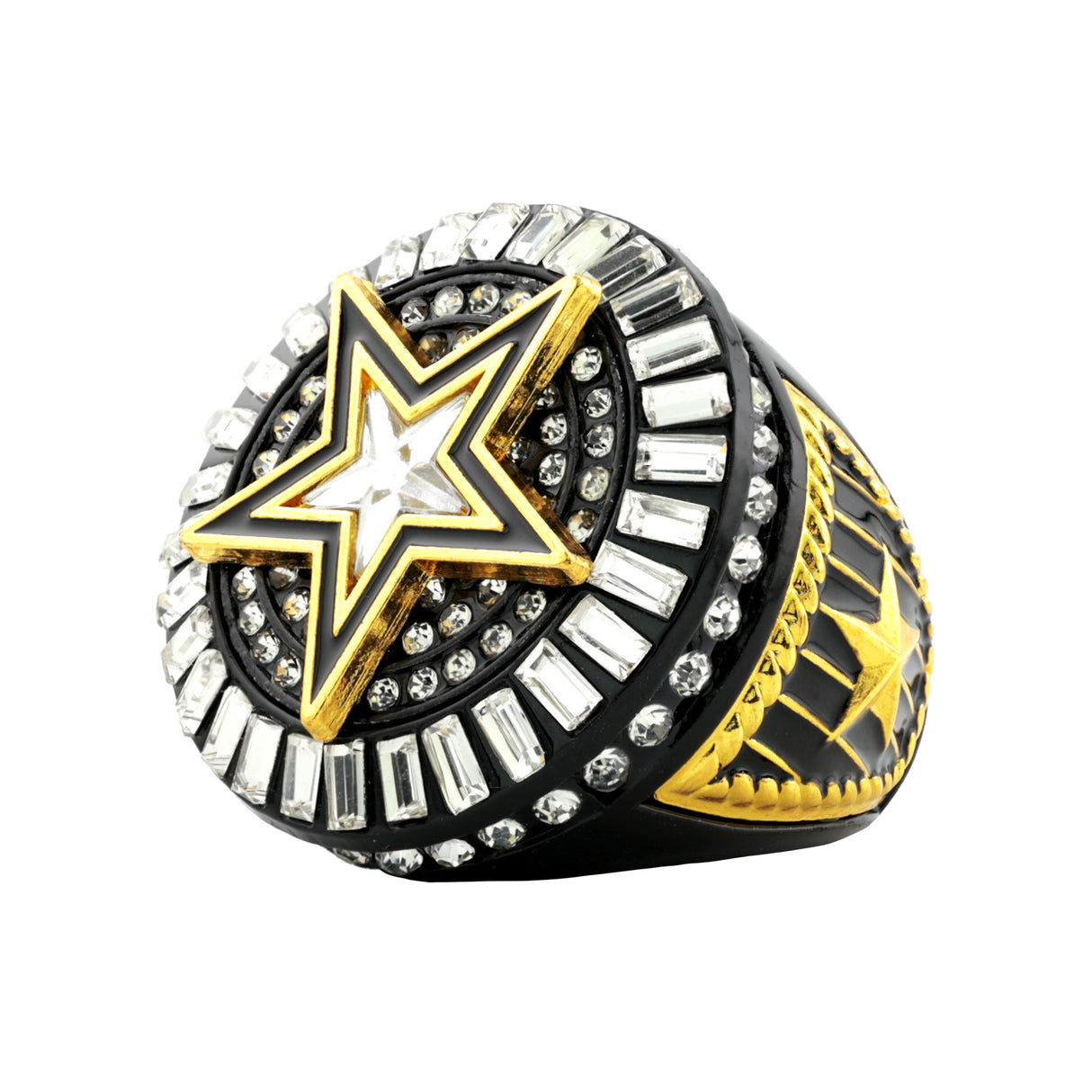 STAR26 GOLD&BLACK RING