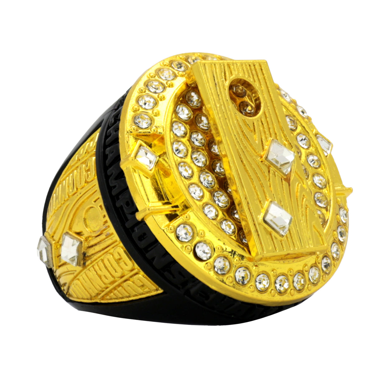 CORNHOLE25 BLACK CHAMPIONS RING