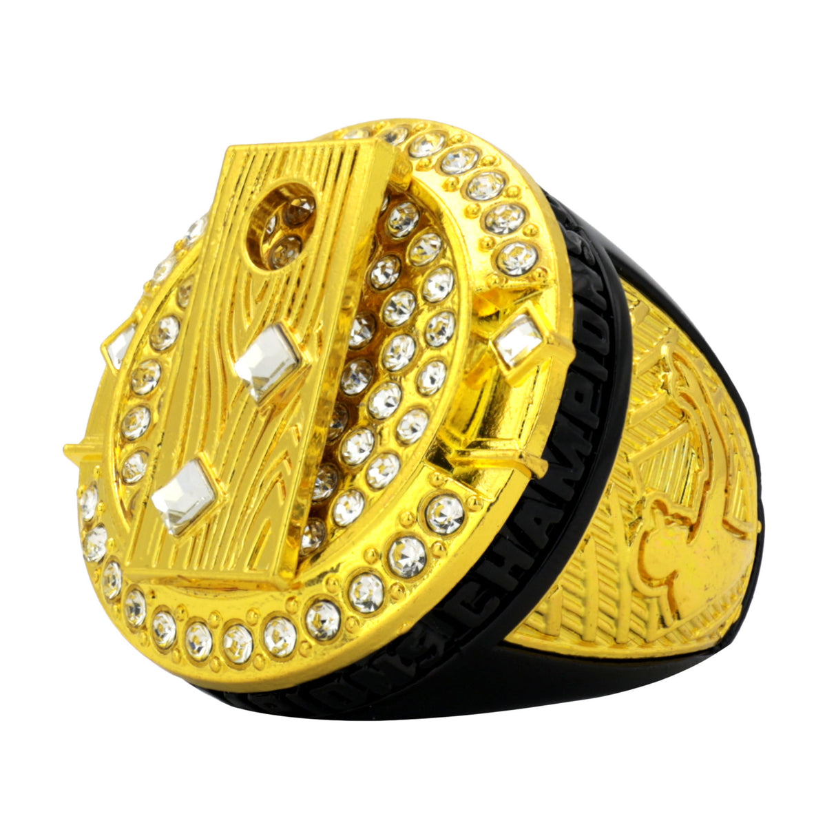 CORNHOLE25 BLACK CHAMPIONS RING