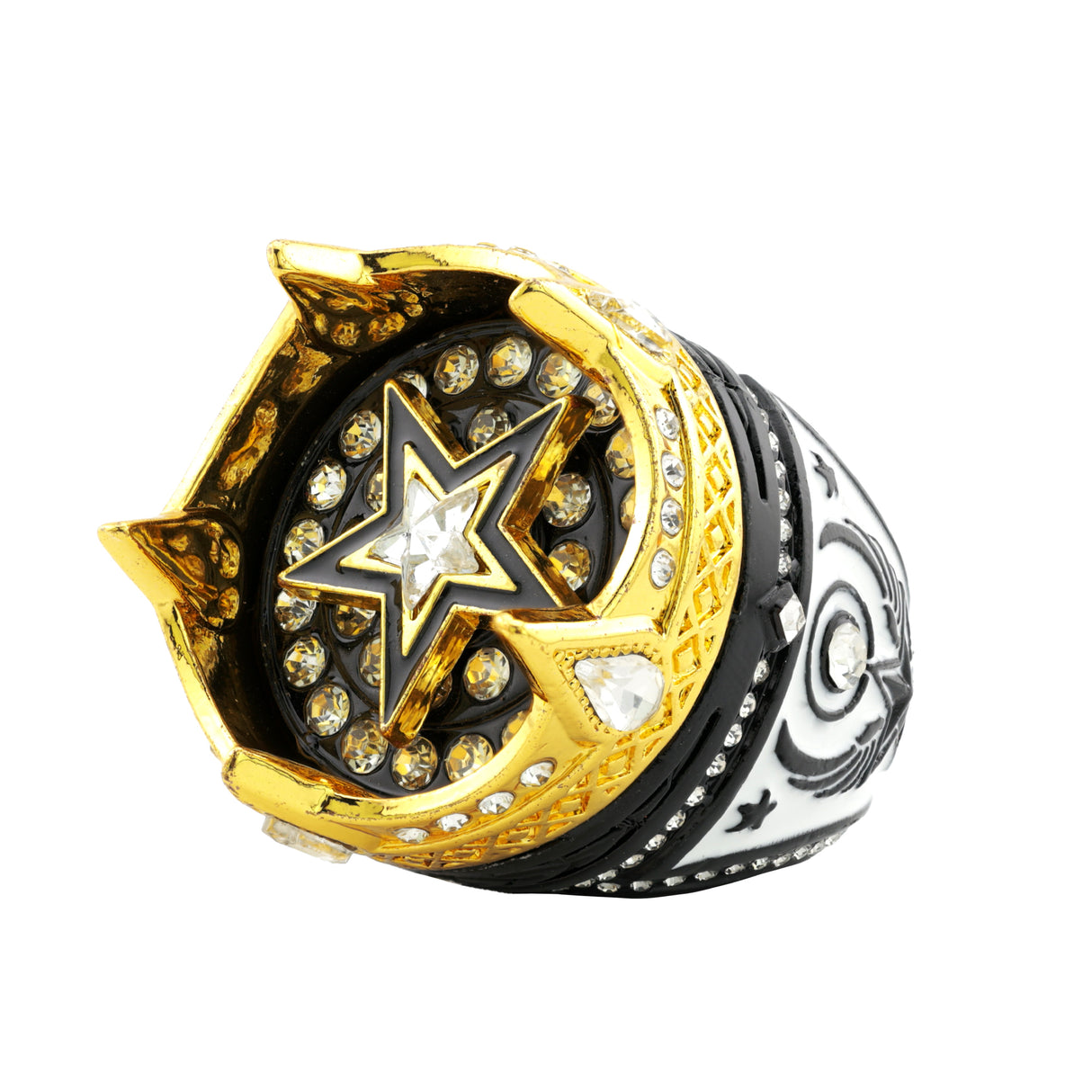 CROWN26 BLACK&GOLD RING