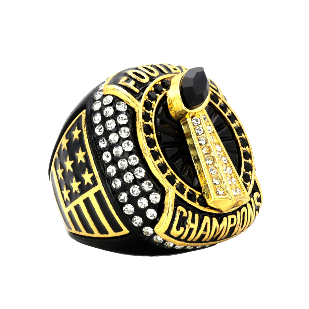 FOOTBALL25 BLACK CHAMPIONS RING