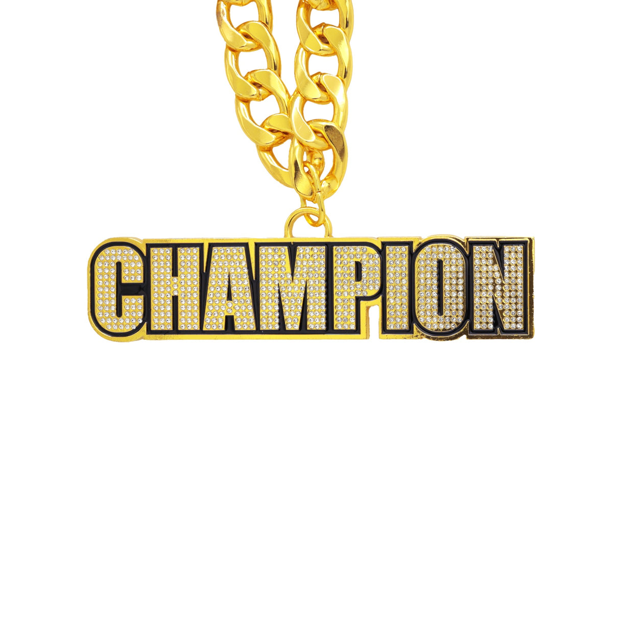 GEN STONE CHAIN GOLD&CLEAR CHAMPION
