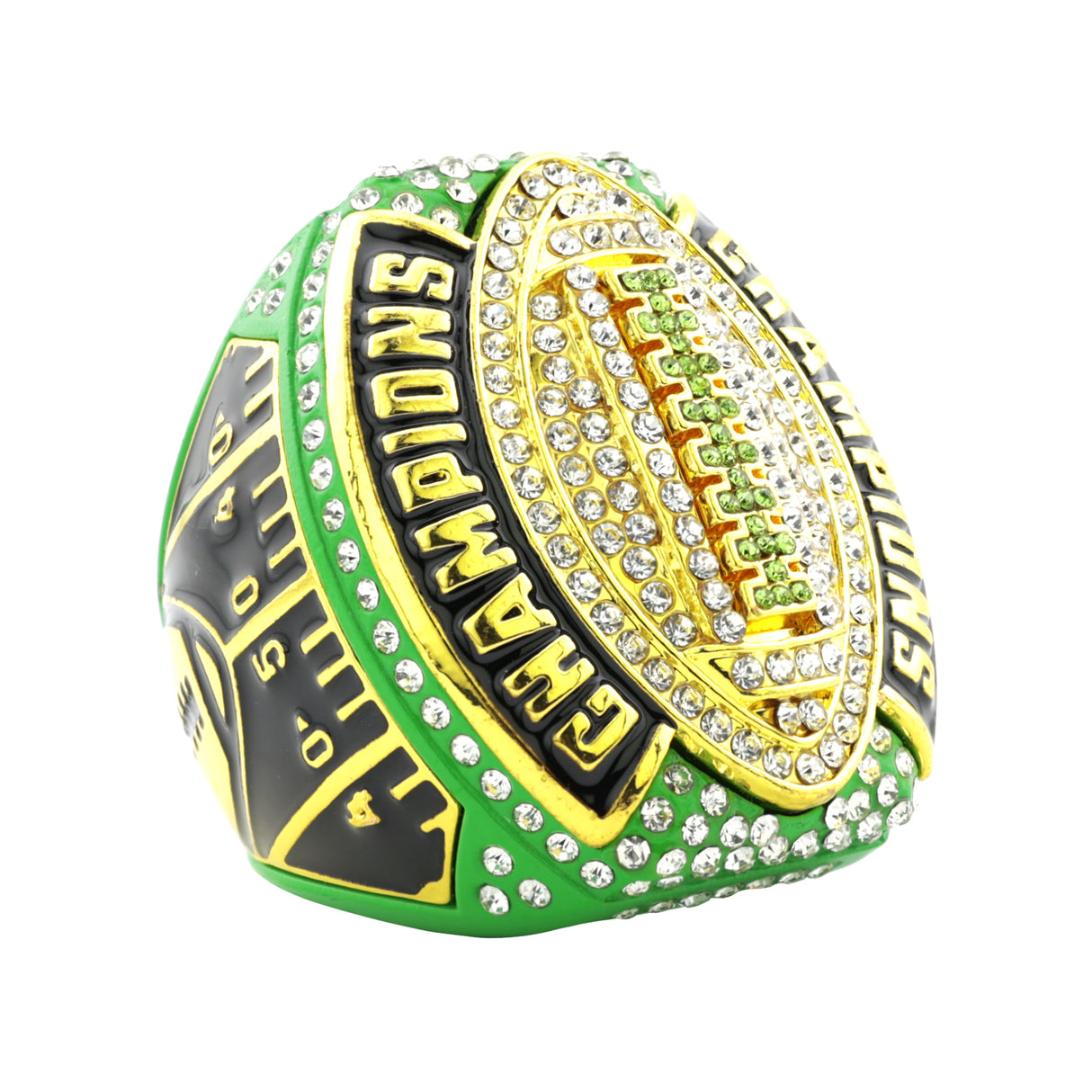 FOOTBALL26A GREEN CHAMPIONS RING