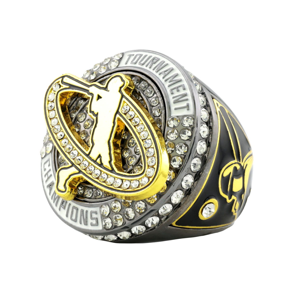 GEN26C BASEBALL GUNMETAL TOURNAMENT CHAMPIONS RING