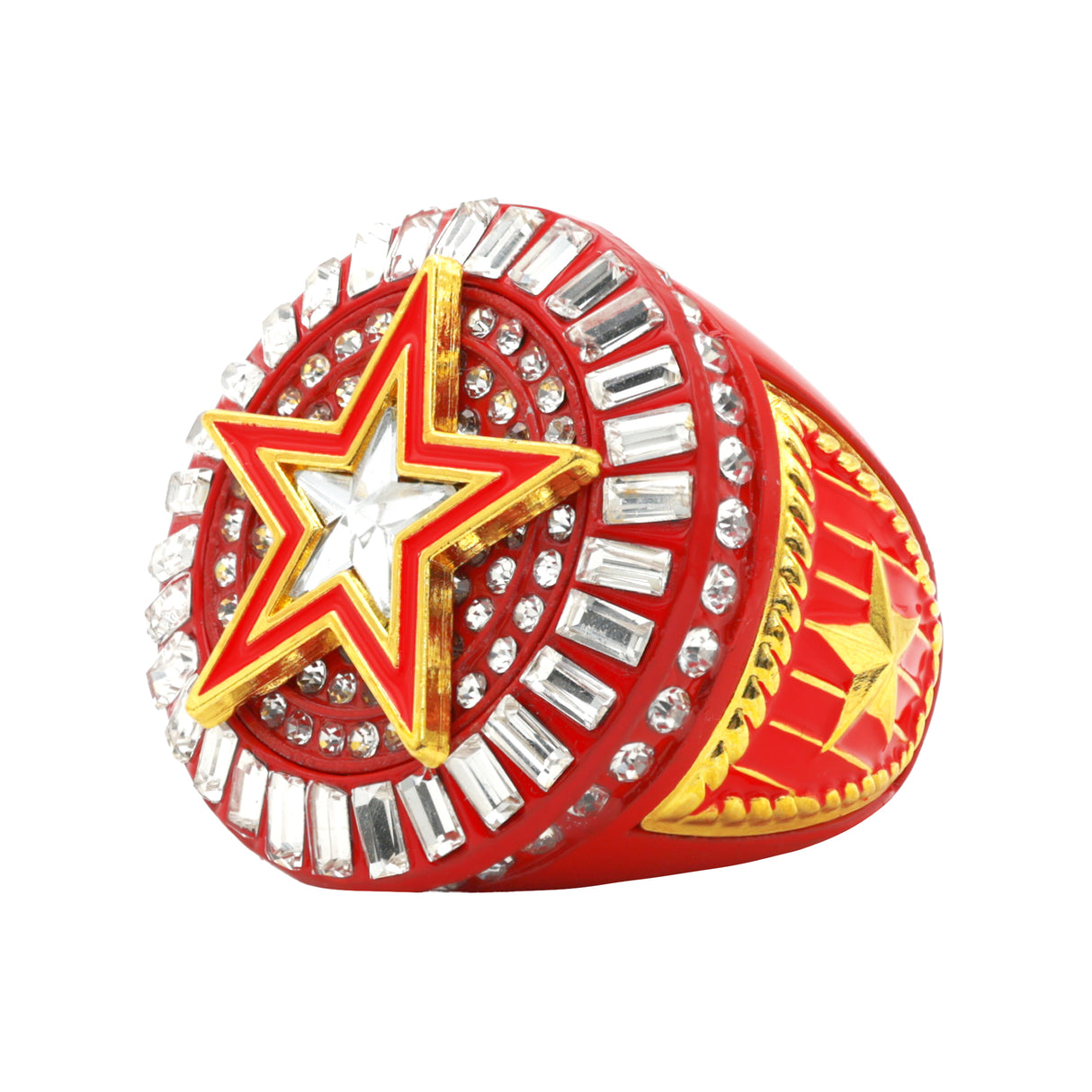 STAR26 GOLD&RED RING