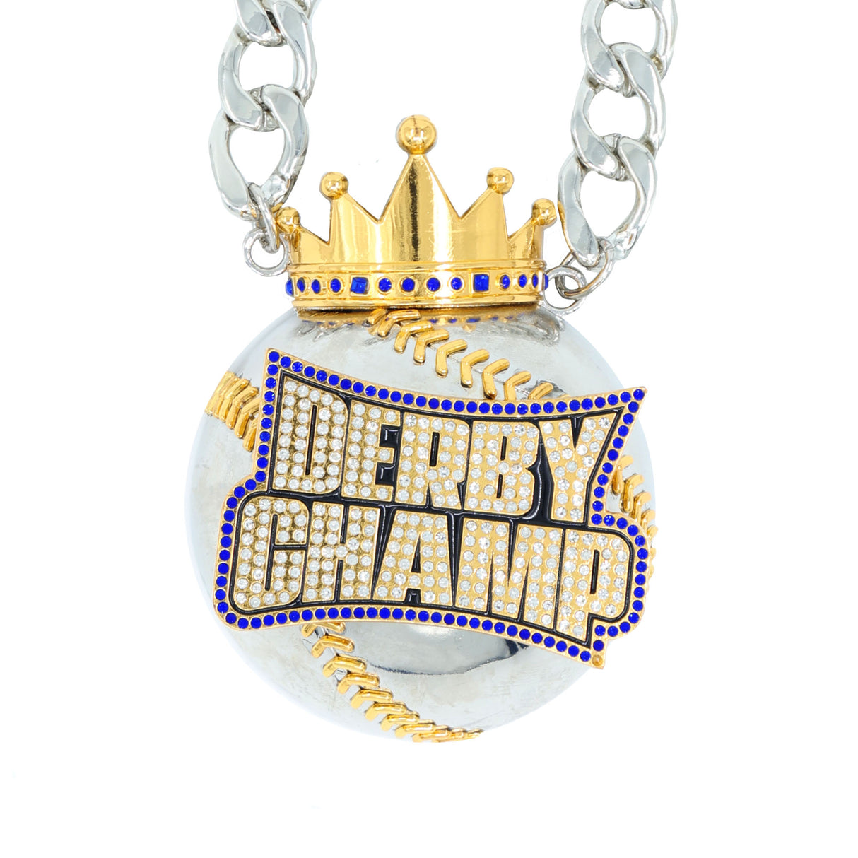 HOME RUN DERBY CHAIN - BLUE STONES