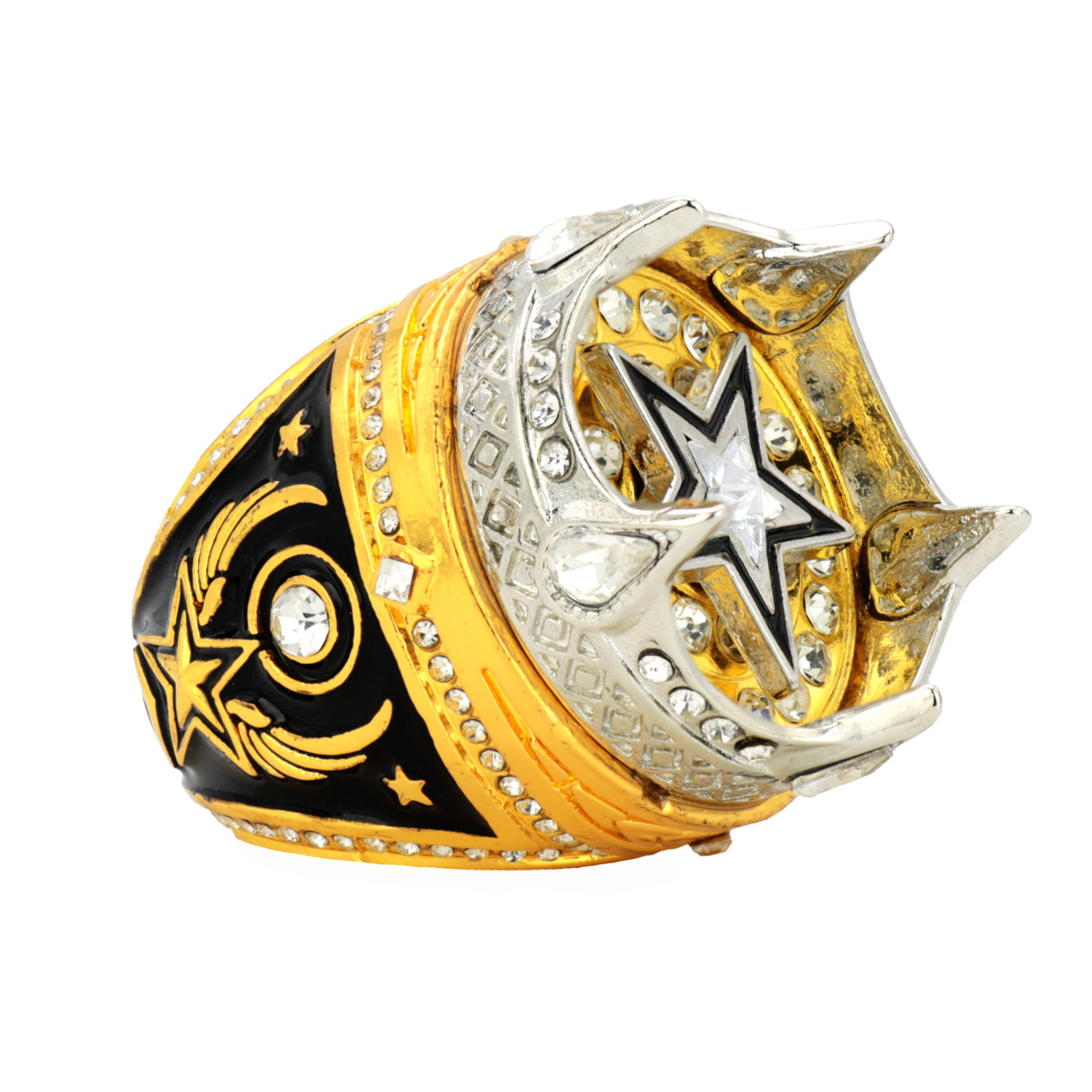 CROWN26 GOLD&SILVER RING