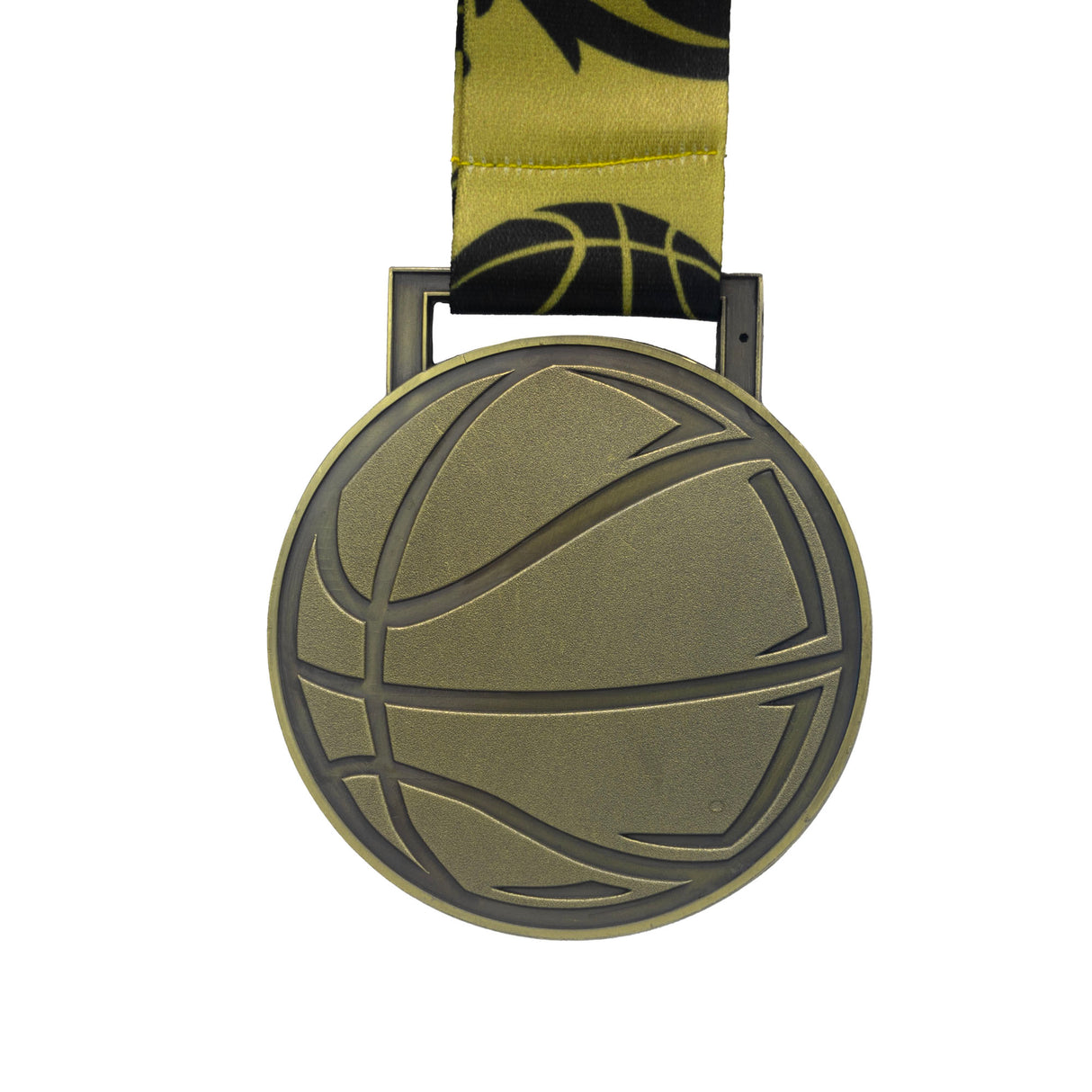 GEN24 3" BASKETBALL MEDAL - ANTIQUE BRONZE