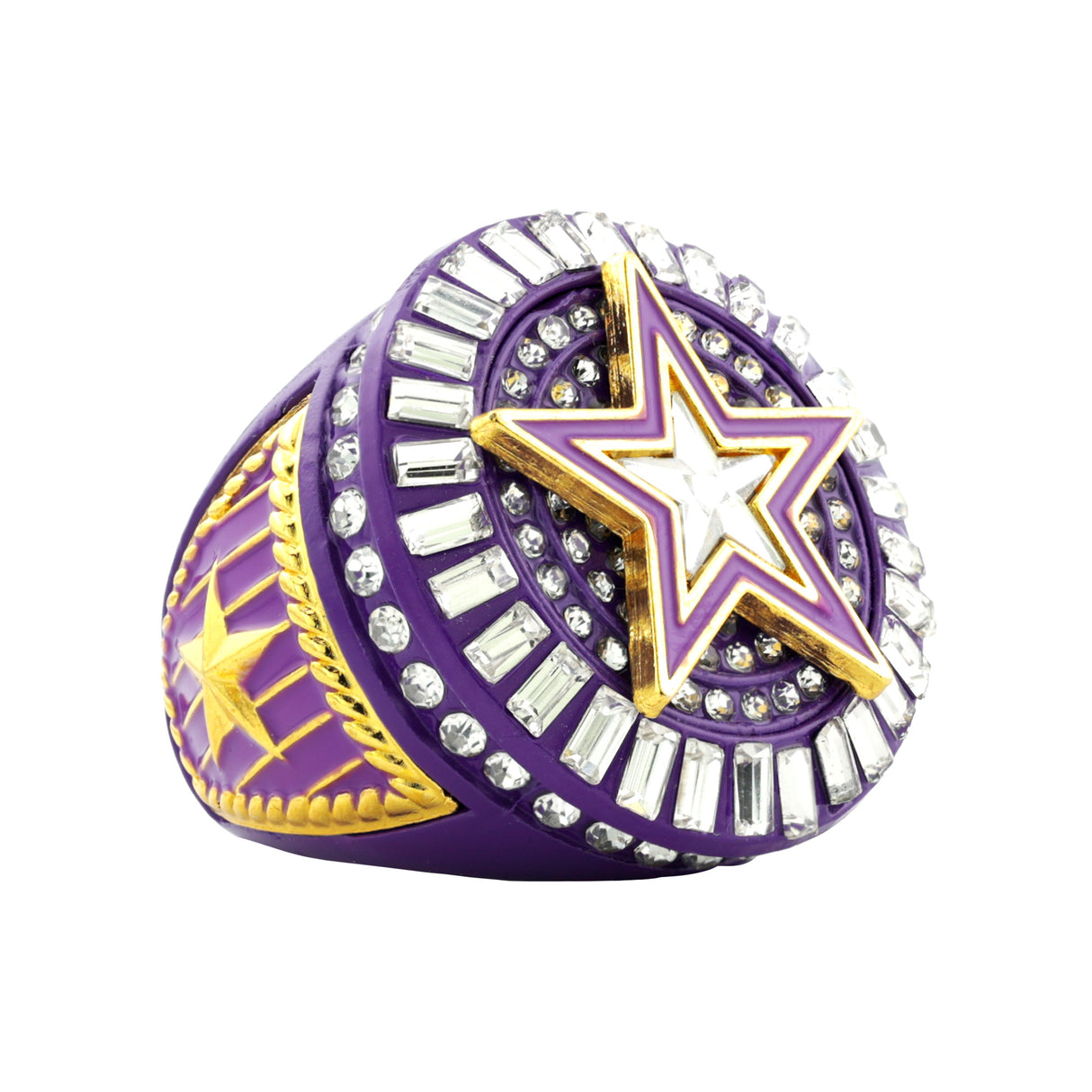 STAR26 GOLD&PURPLE RING