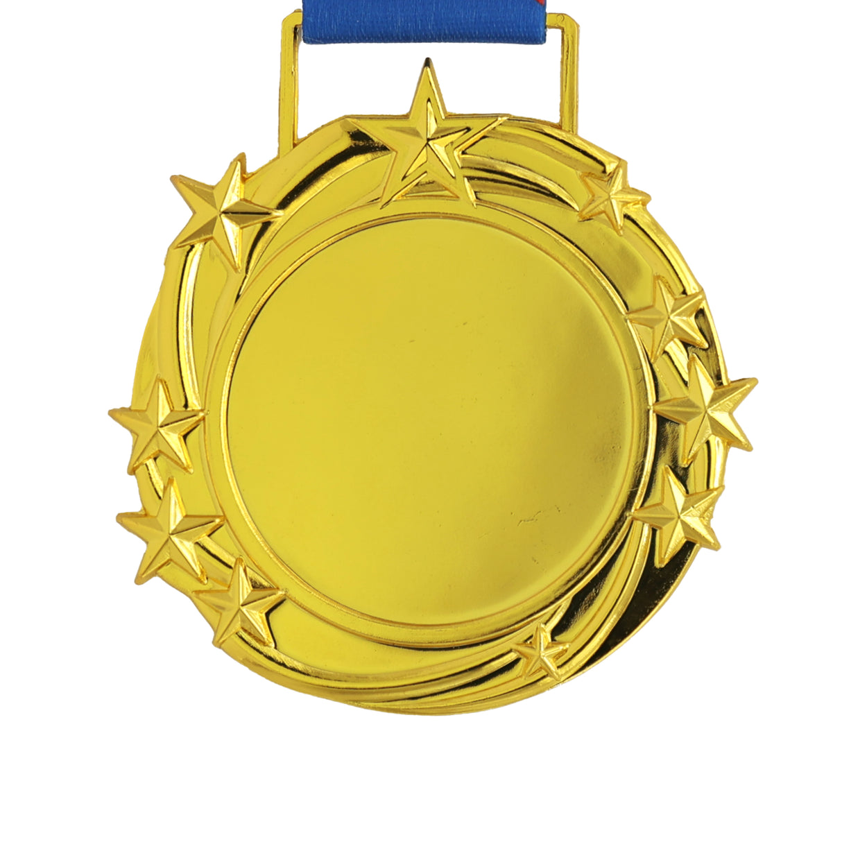 GOLD 3.25" GENERIC BLANK STAR MEDAL
