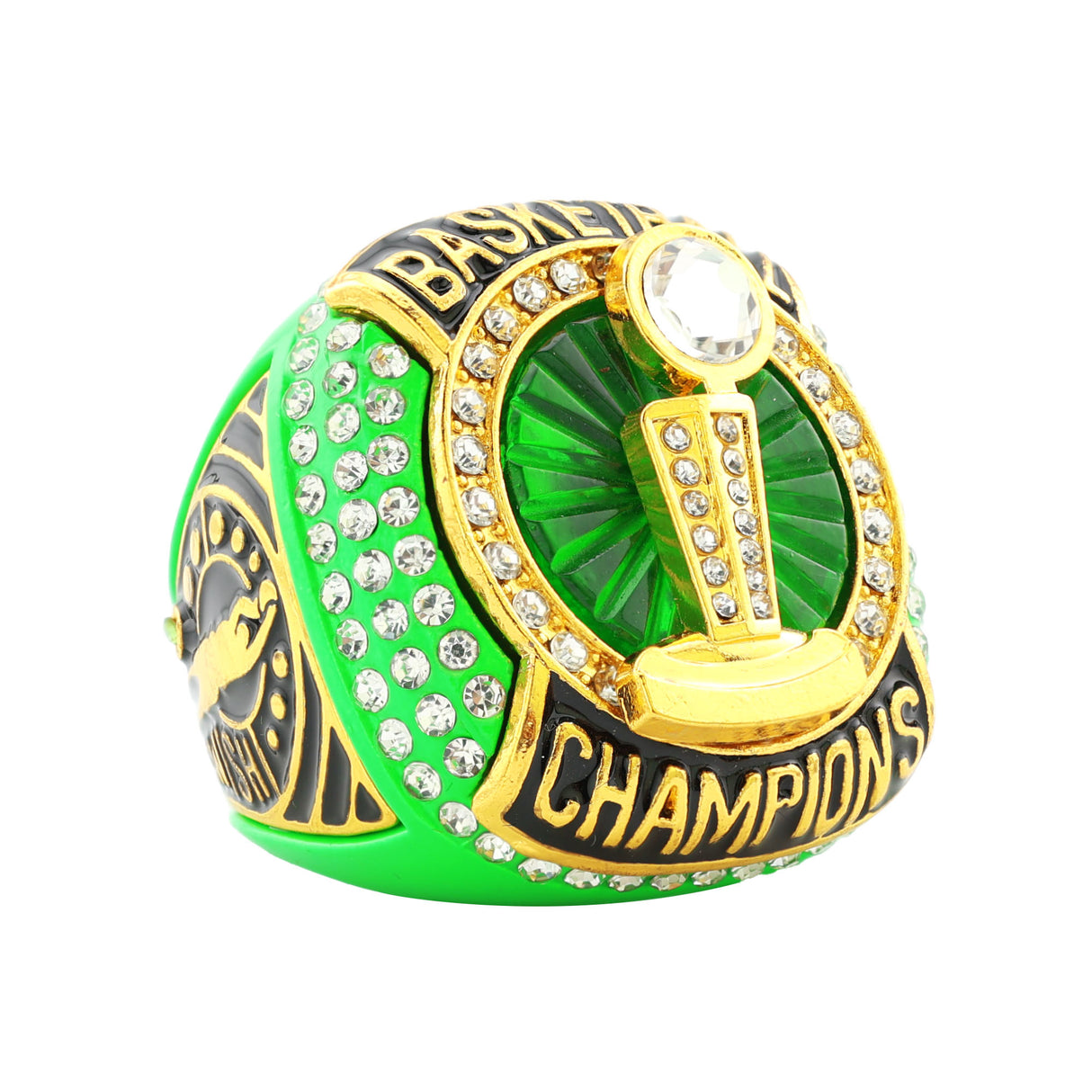 BASKETBALL25 LIME CHAMPIONS RING