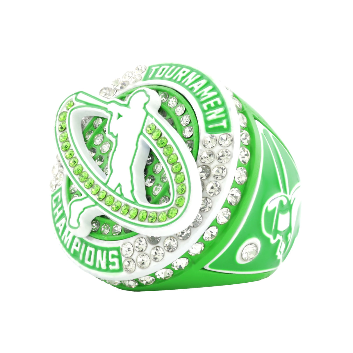 GEN26C BASEBALL GREEN&WHITE TOURNAMENT CHAMPIONS RING