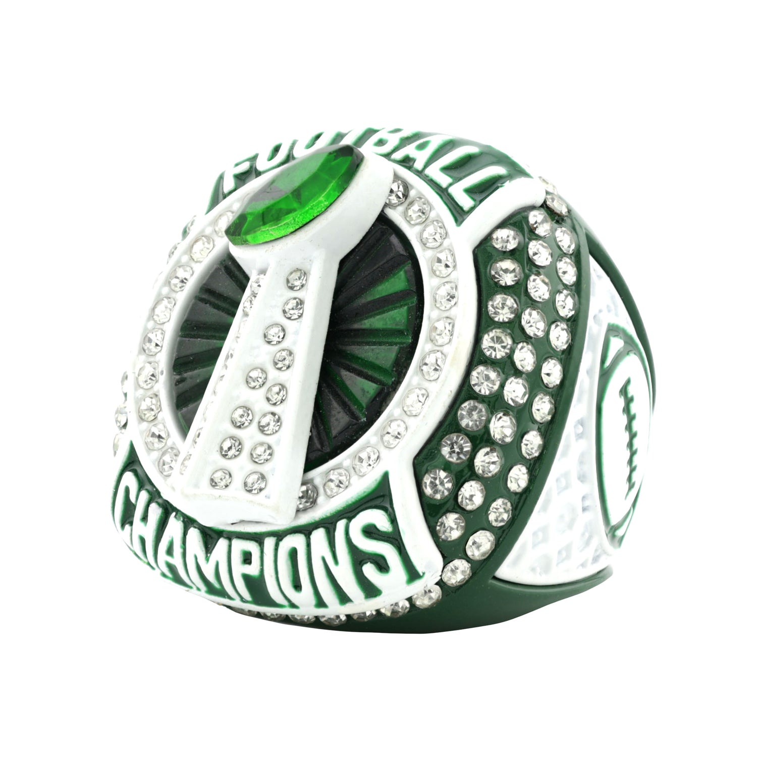 FOOTBALL25 GREEN&WHITE CHAMPIONS RING