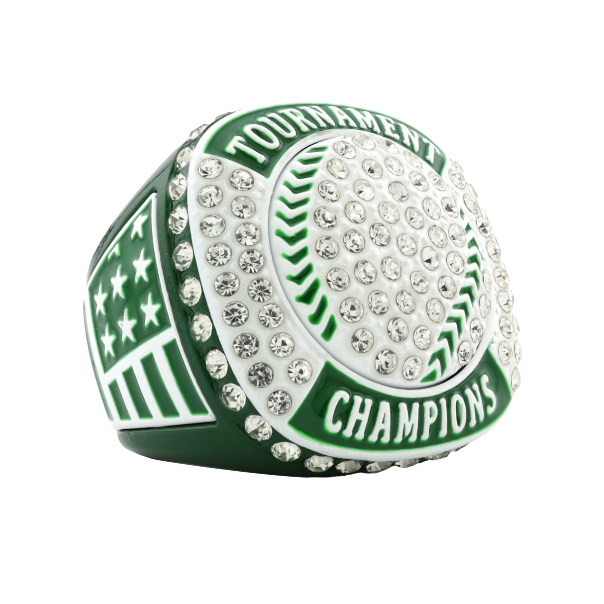 GEN25A GREEN&WHITE TOURNAMENT CHAMPIONS RING