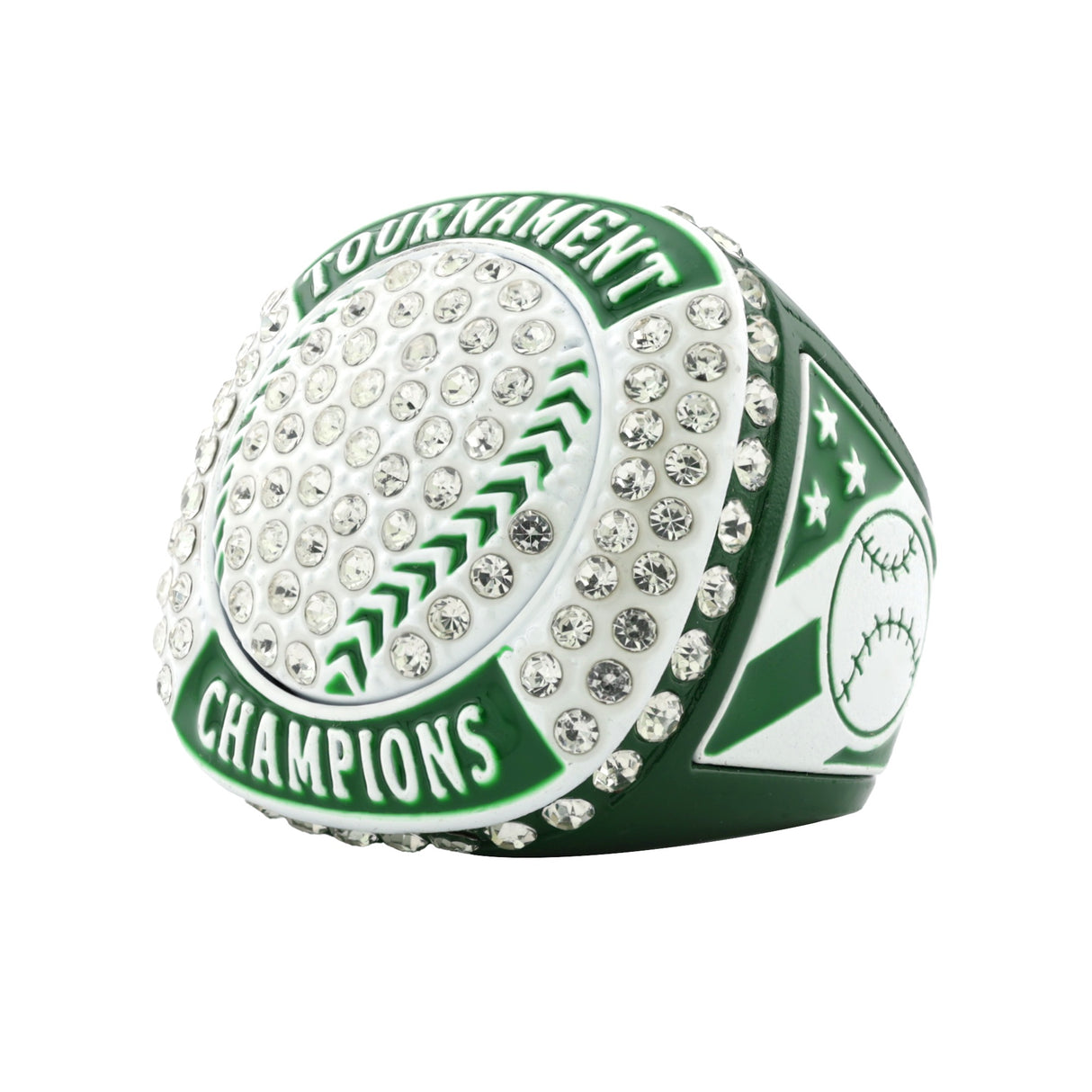 GEN25A GREEN&WHITE TOURNAMENT CHAMPIONS RING
