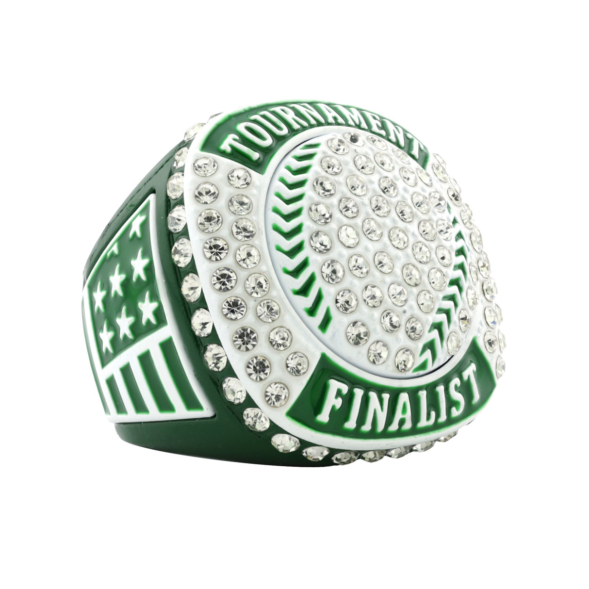 GEN25A GREEN&WHITE TOURNAMENT FINALIST RING